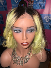  Light money green/blonde bob wig - Billionaire Beauty by Cee
